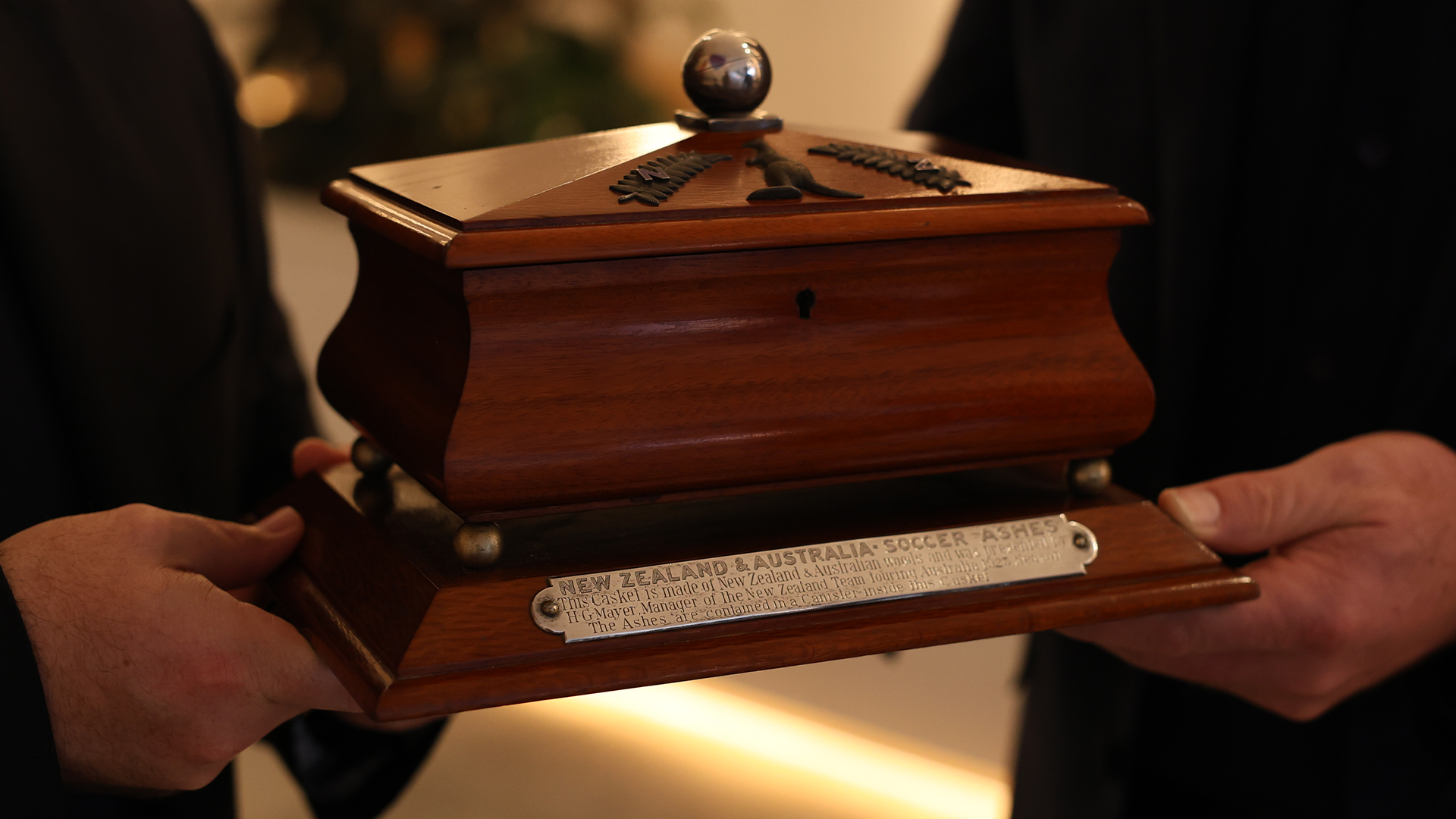 What is the Soccer Ashes Trophy? Find out more about the prize for